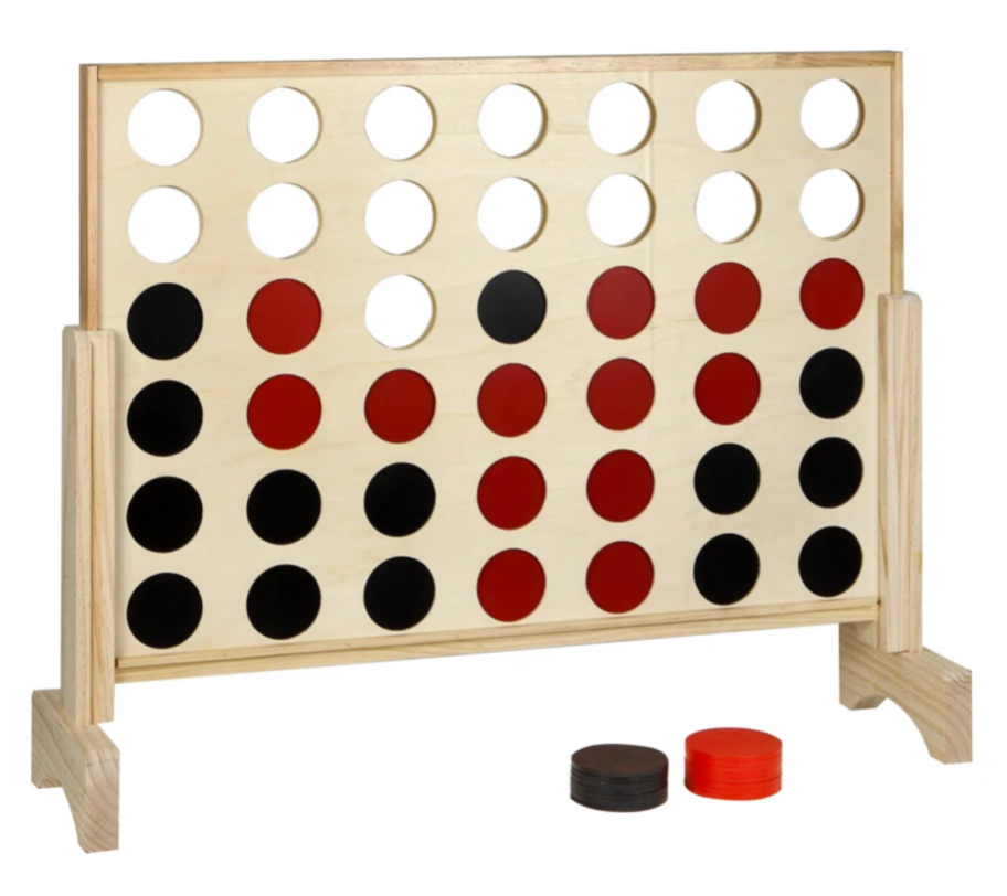 The quattro connect four game from Wayfair
