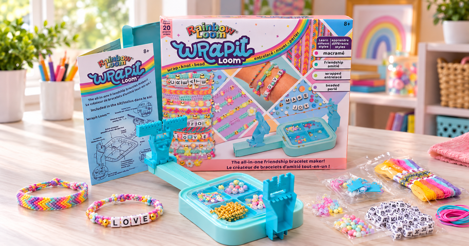 Rainbow Loom Bracelet Maker Kit Just $9.99 Shipped for Prime Members (Reg. $22)