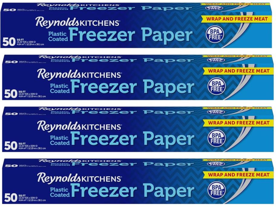 4 boxes of Reynolds Freezer Paper