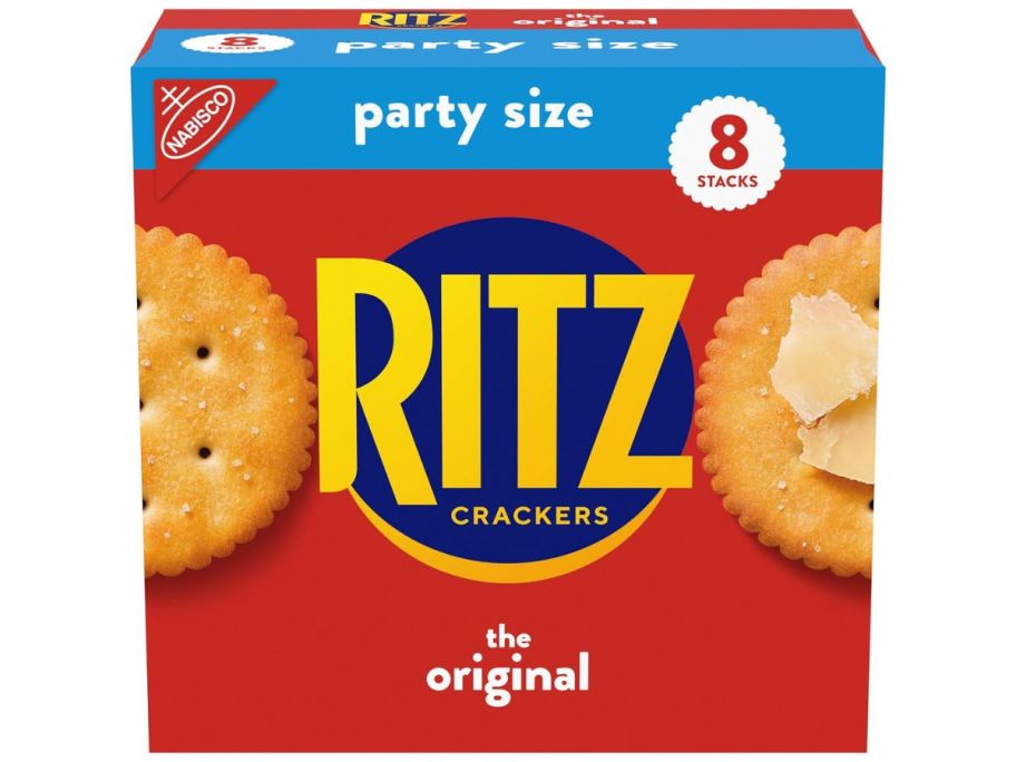 Ritz Crackers 8-Count Stacks Party Size 27.4oz Box stock image