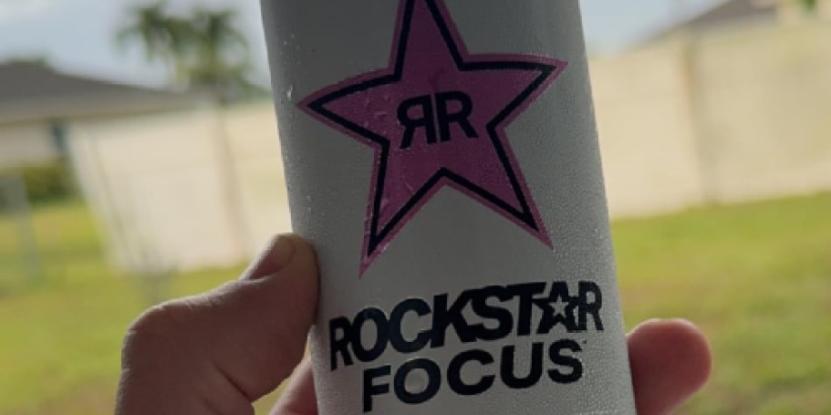 Rockstar Focus Energy Drink 12 Pack Cans from $12.52 Shipped on Amazon