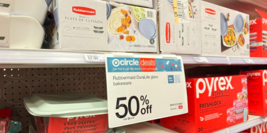 Get 50% Off Rubbermaid Baking Dishes at Target (In-Store & Online!)