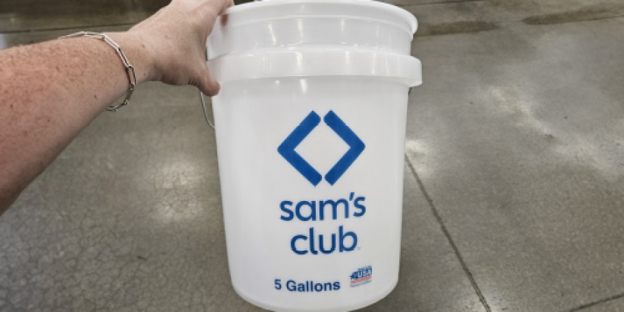 Sam’s Club Reusable 5-Gallon Bucket Only $3.98