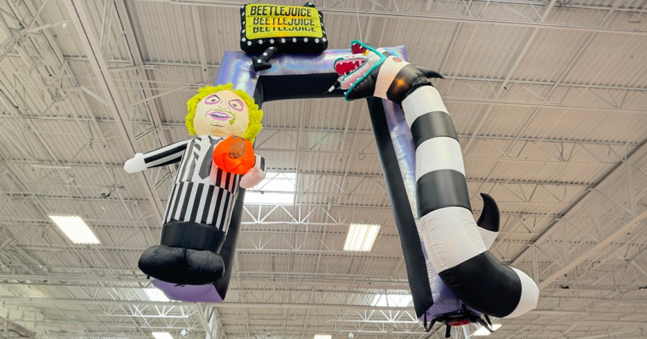 Sams Club Beetlejuice 10 foot inflatable in local sam's store