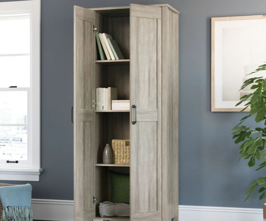 Sauder Engineered Wood 2-Door Storage Cabinet