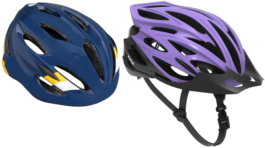 Schwinn Regent Youth Bicycle Helmet and Zefal Flight 24 Lilac Youth Bike Helmet