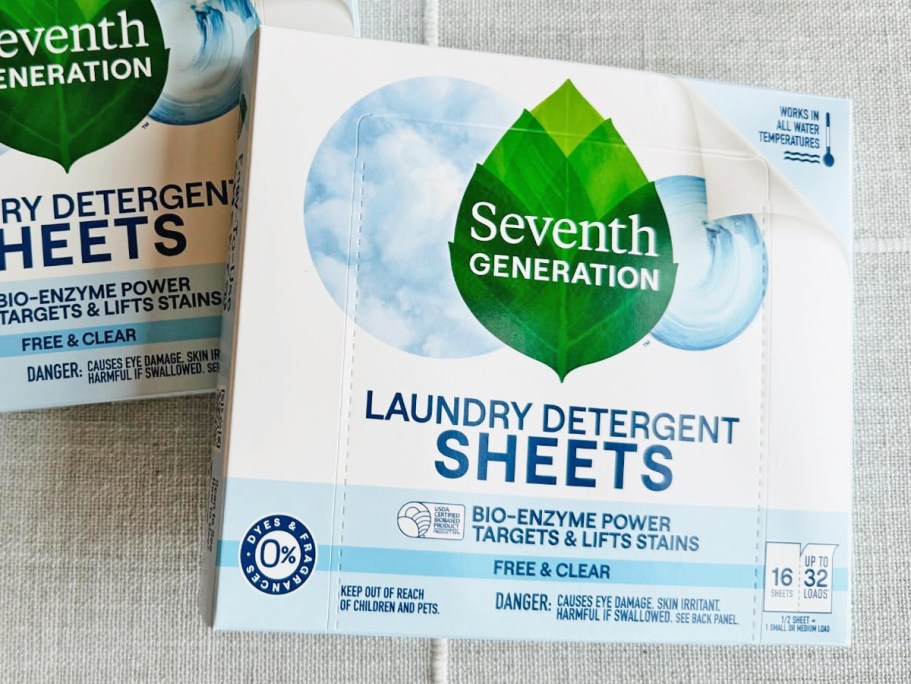 Seventh Generation Laundry Detergent Sheets Only $6.74 Shipped on Amazon (Reg. $15)