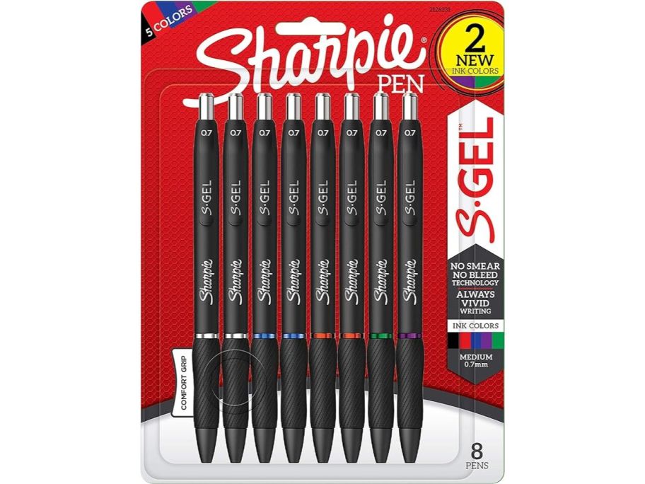 Sharpie Assorted Gel Pens 8-Pack stock image