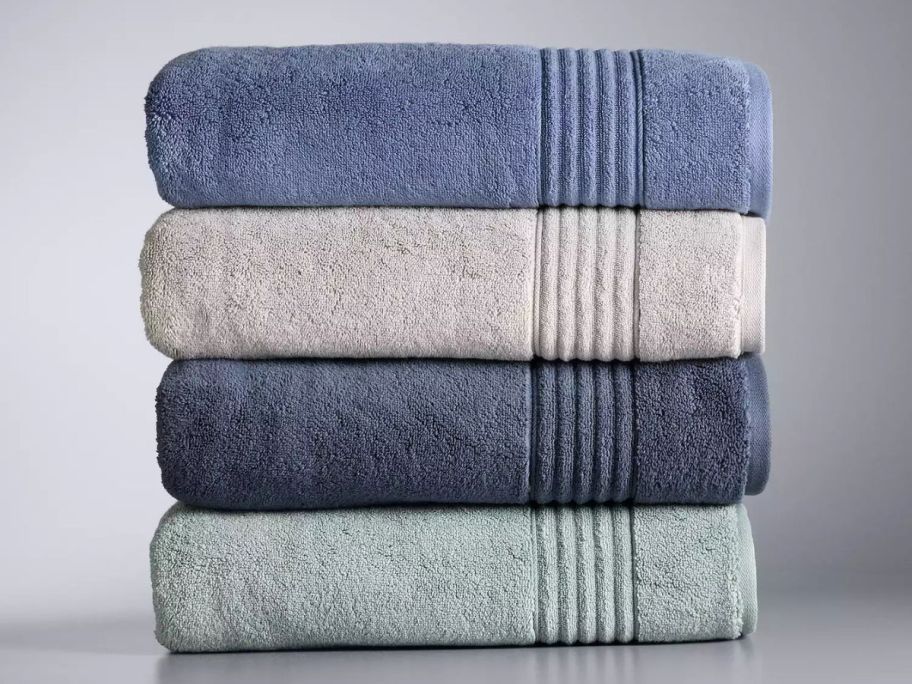 Simply Vera Vera Wang Towels stacked