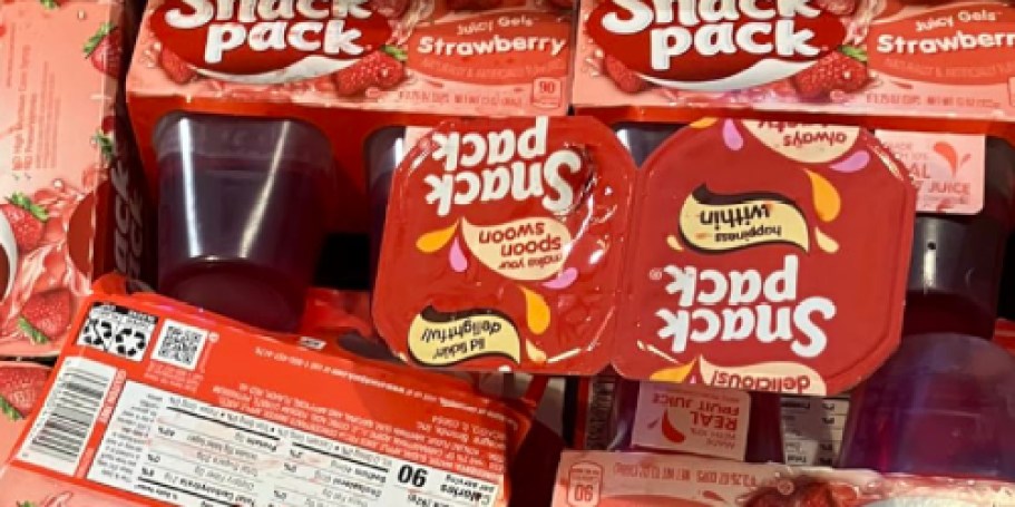 Snack Pack Juicy Gels 4-Count Only 95¢ Shipped on Amazon