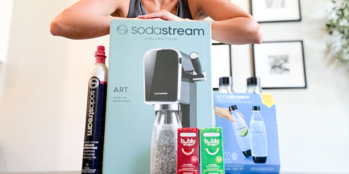 WOW! Almost $100 OFF SodaStream Art Sparkling Water Maker Bundle – Best Price ALL YEAR!