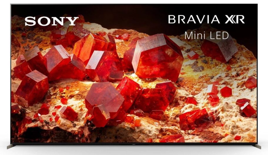 Sony 75" BRAVIA XR 4K Mini LED HDR Smart Google TV stock image