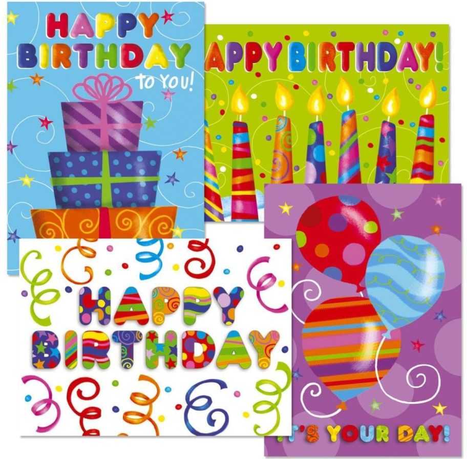 Stock image of a set of Birthday Cards