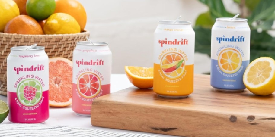 Spindrift Sparkling Water 20-Pack Just $10.61 Shipped on Amazon | Made w/ Real Fruit