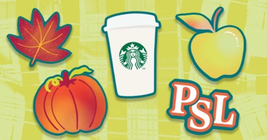 Starbucks Fall 2024 Stickers