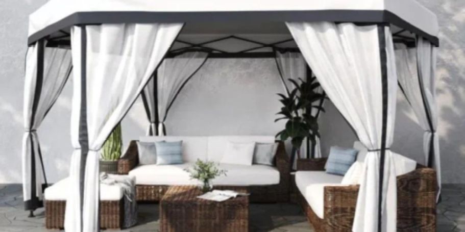 Up to 75% Off Gazebos on Wayfair.com | 11′ x 11′ Pop-Up Gazebo UNDER $100 Shipped