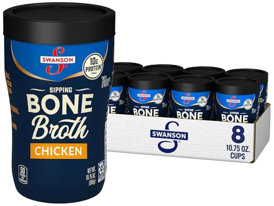 Swanson Sipping Bone Broth Chicken 8-Pack