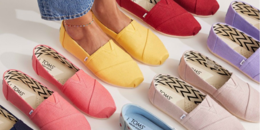 Up to 65% Off TOMS Clearance Shoes + Free Shipping | Styles from $19.97 Shipped!