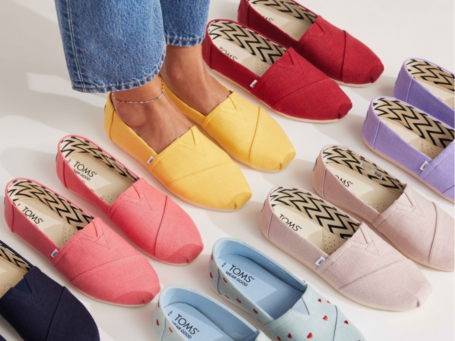 many pairs of toms shoes