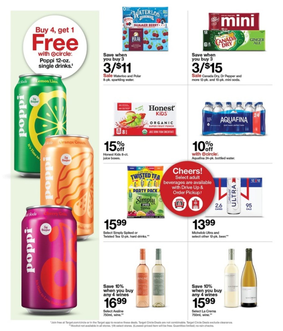 page from Target ad