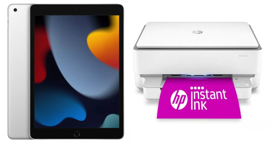 ipad and printer