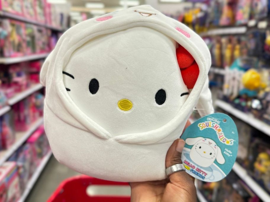 Hello Kitty Dressed as Cinnamoroll Squishmallow Hugmee