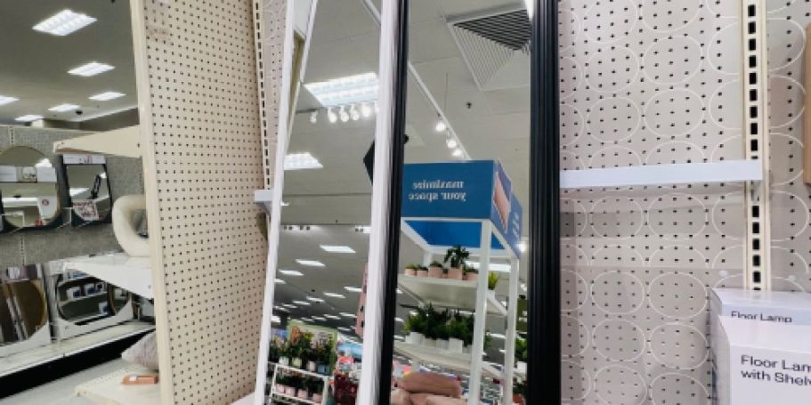 40% Off Target Mirrors | Framed Door Mirror Only $4.80 (Perfect for Dorms!)