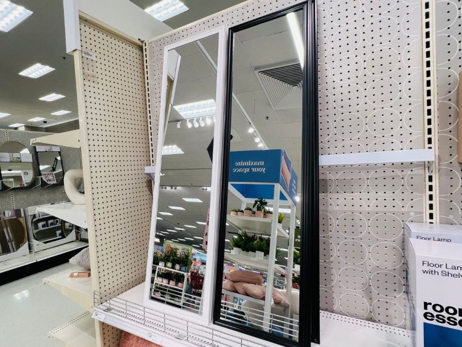 40% Off Target Mirrors | Framed Door Mirror Only $4.80 (Perfect for Dorms!)
