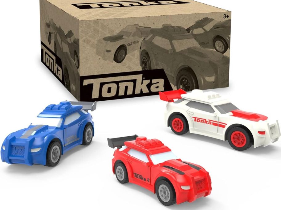 Tonka Lights & Sounds Sport Car 3-Pack