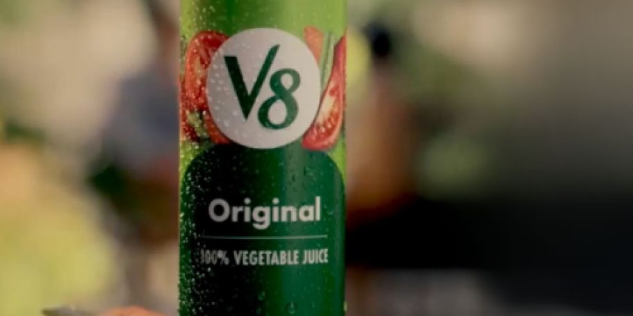 V8 Original 100% Vegetable Juice 24-Pack Only $9.84 Shipped on Amazon | Just 41¢ Each