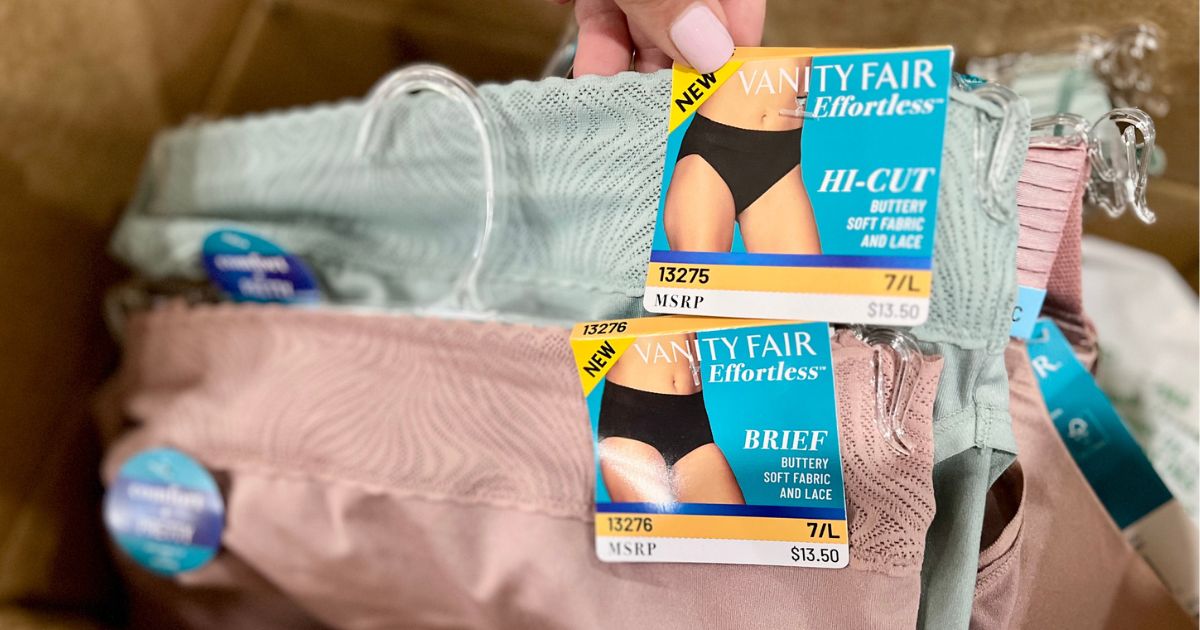 *HOT* Vanity Fair Underwear Only $5 Shipped | Includes ALL Styles