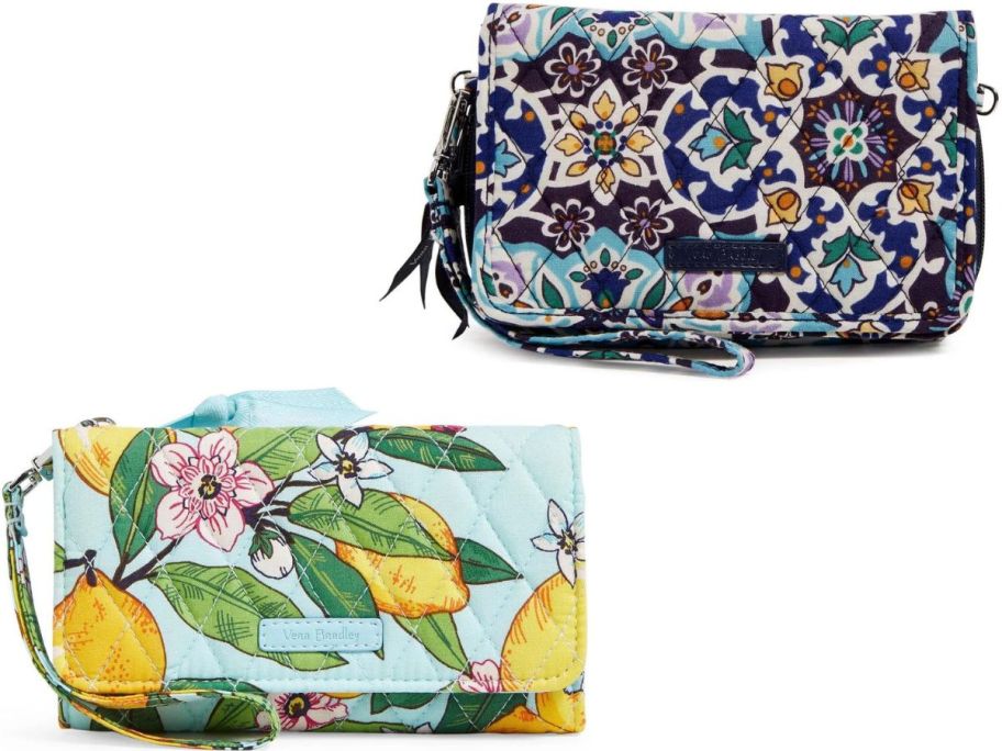 stock images of two vera bradley organizer bags