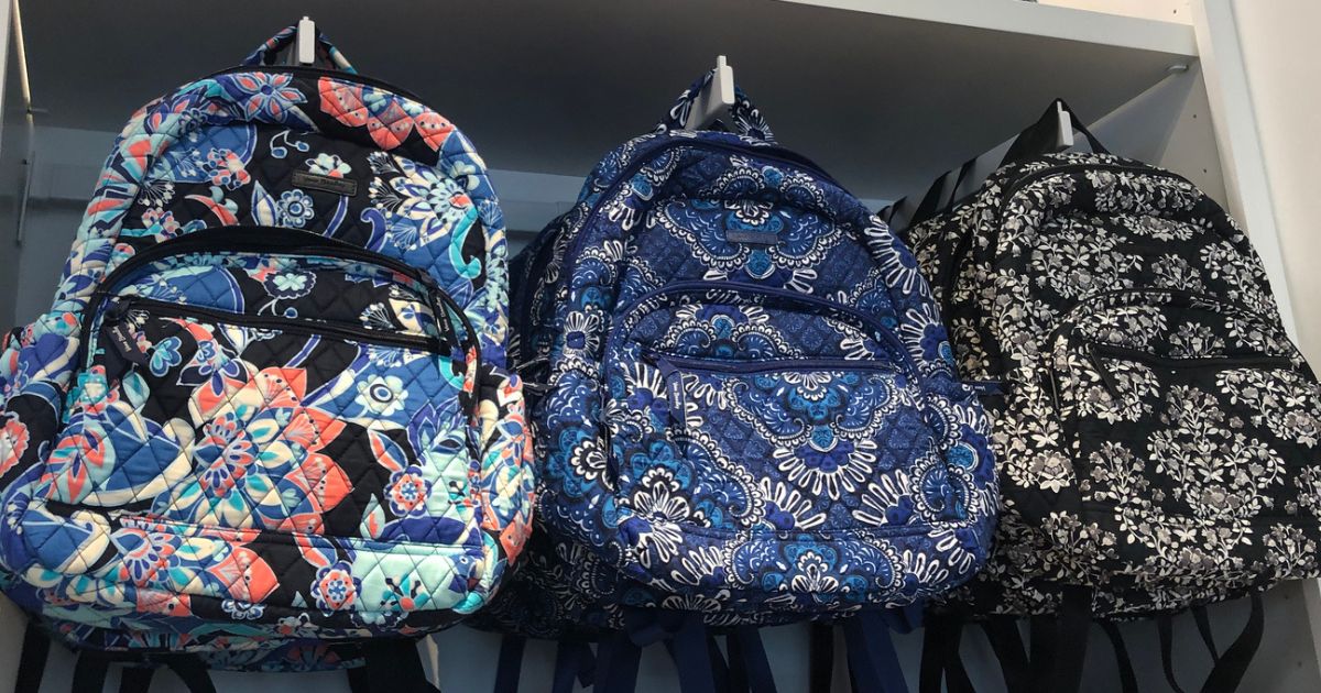Over 75% Off Vera Bradley’s Online Outlet – Essential Backpacks from $31.99 (Regularly $139)