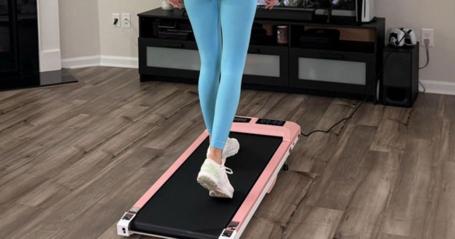 Walking Pad Only $107.99 Shipped on Amazon | Perfect For Standing Desks!