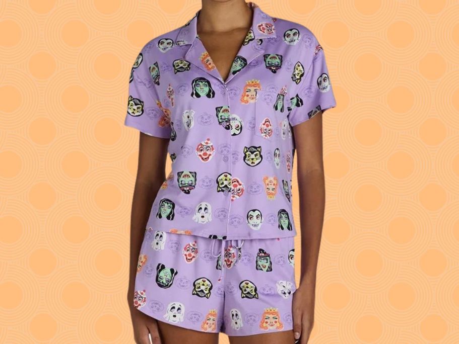 Halloween Women’s Shorty Pajama 2-Piece Sets Just $16.98 on Walmart.com