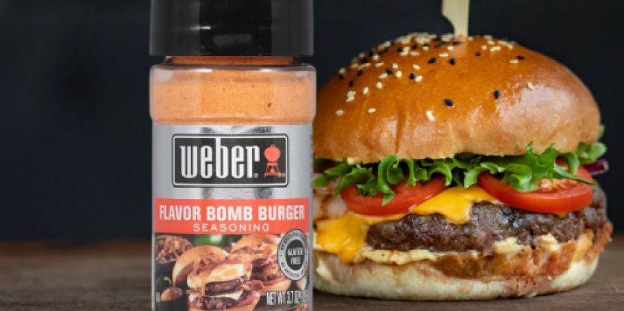 Weber Flavor Bomb Burger Seasoning Only $2.37 Shipped on Amazon (Reg. $4)