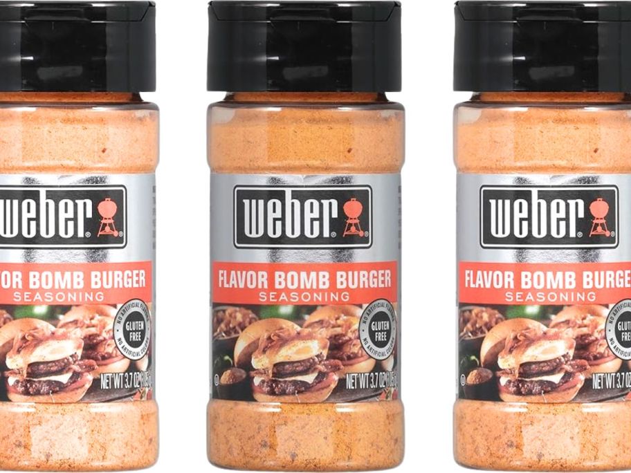 Weber Flavor Bomb Seasoning, 3.7 Ounce Shaker stock image