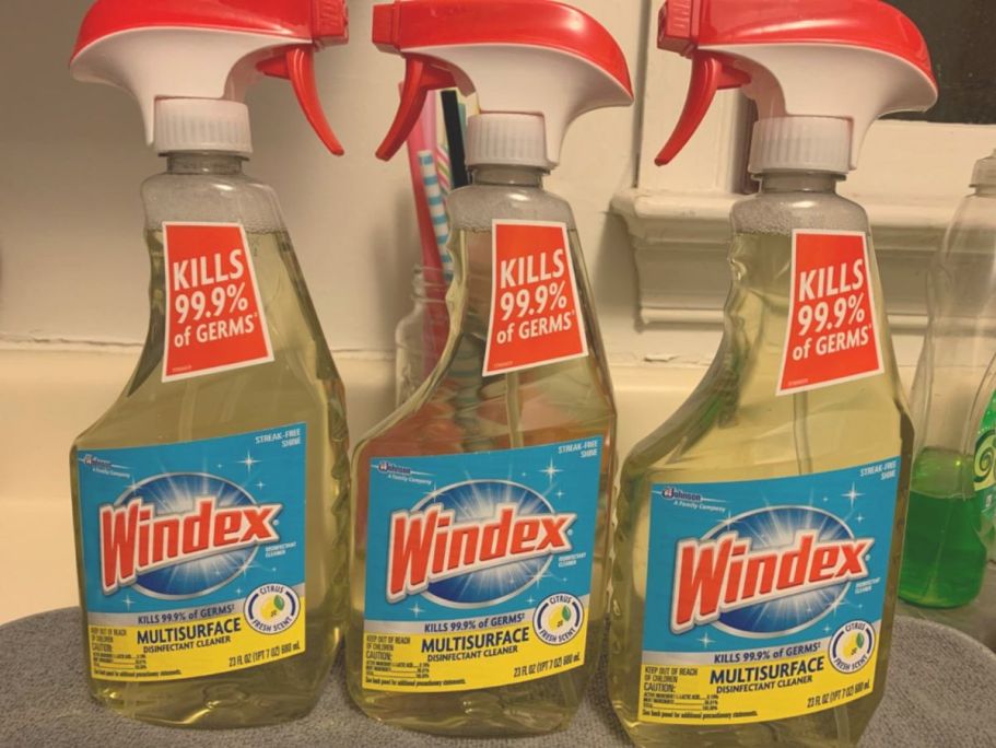 Windex Multi-Surface Cleaner & Disinfectant Just $2.32 on Amazon (Reg. $5)