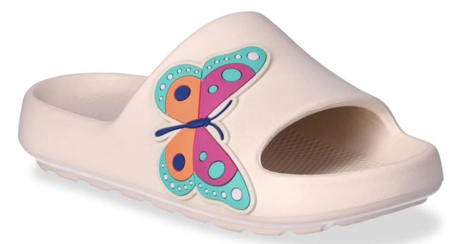 Wonder Nation Little Girls and Big Girls Icon Eva Slide Sandals