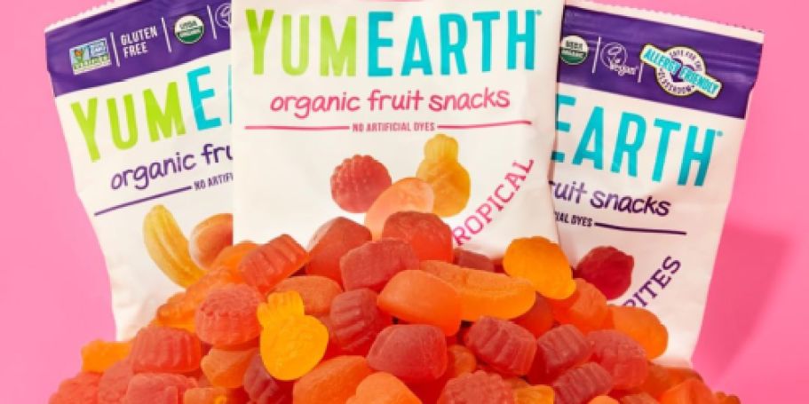 YumEarth Organic Fruit Snacks 10-Pack Only $4.55 on Amazon (Regularly $13)