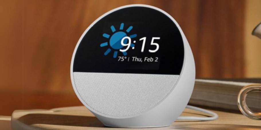 NEW Amazon Echo Spot Only $44.99 Shipped for Prime Members (Reg. $80) | Smart Clock, Alexa + More