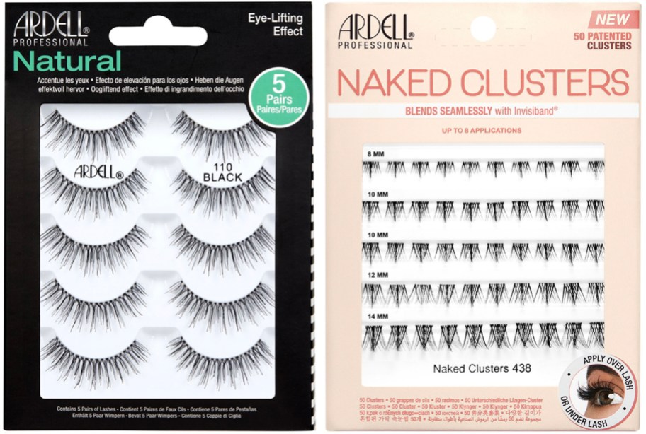 two packs of ardell lashes