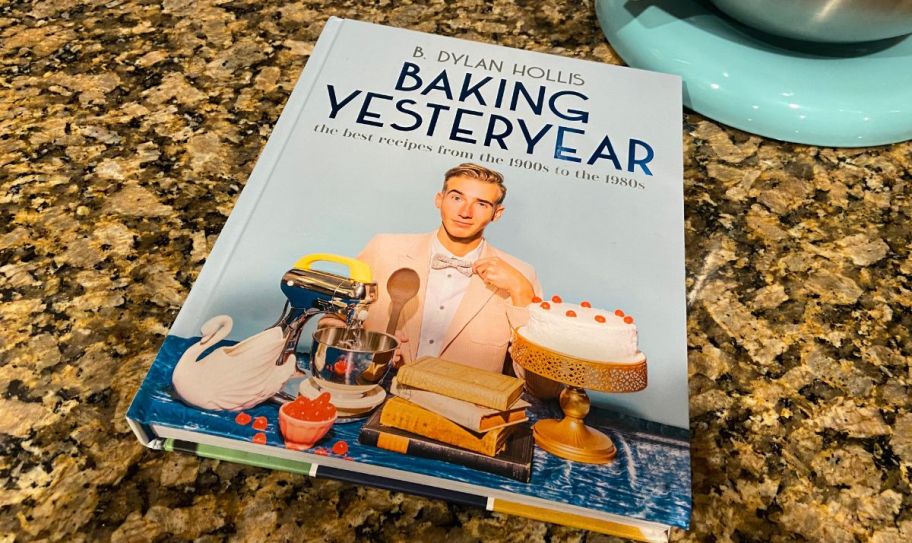 a hardcover copy of baking yesteryear by dylan b hollis