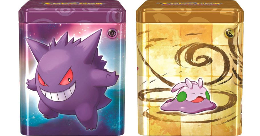 two pokemon tins 