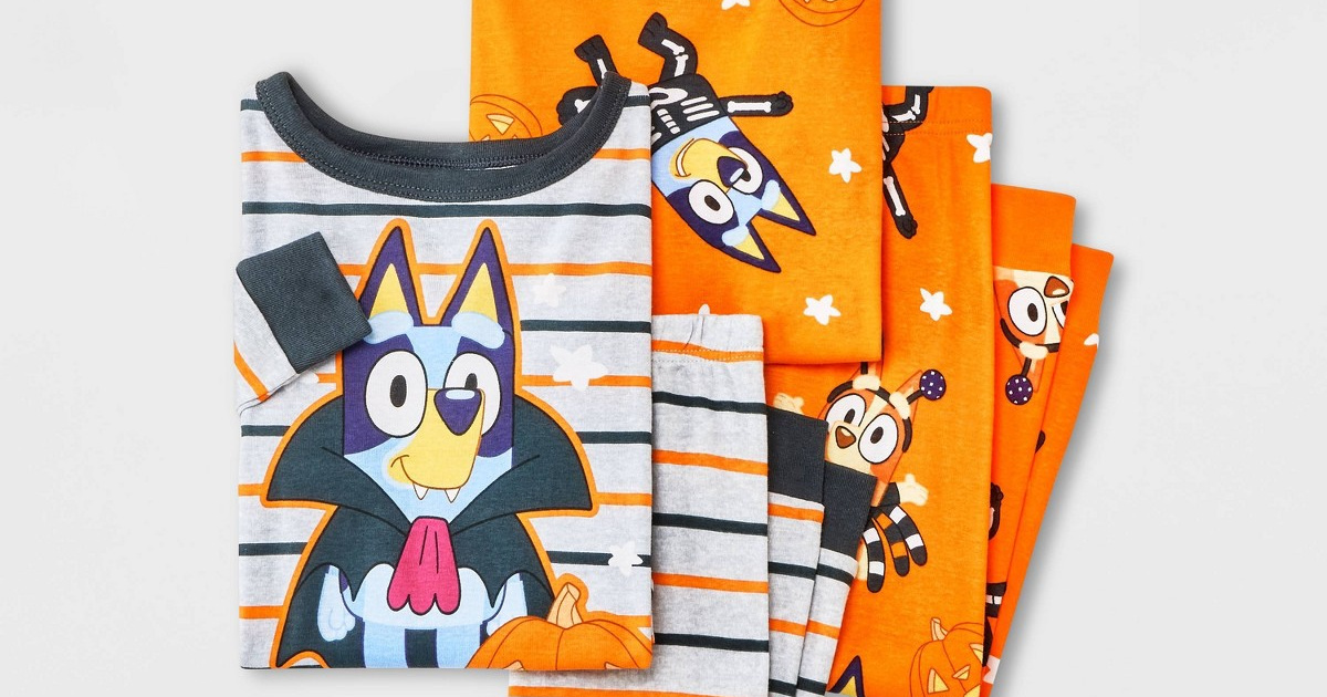 Target Has the Cutest Kids Halloween Pajamas (Bluey, Disney, & MUCH More!)