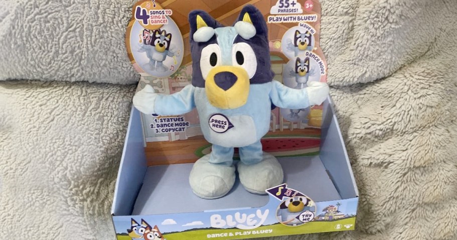 Bluey Dance & Play Plush Only $25 on Walmart.com (Reg. $50)