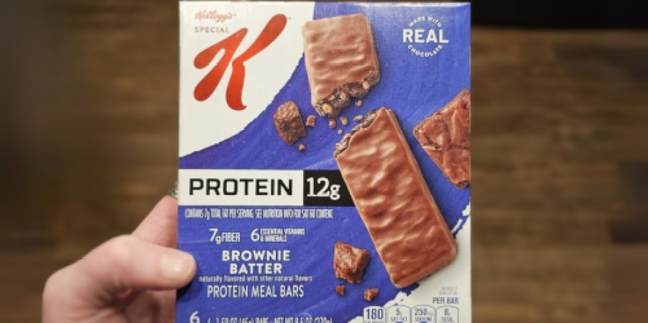 Hurry! TWO Special K Protein Meal Bars 6-Count Boxes Only $5.98 on Walmart.com (Reg. $19)