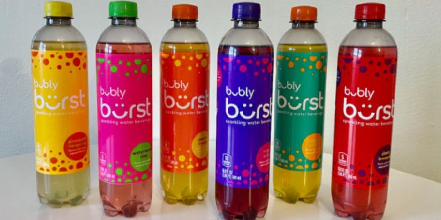 bubly burst 12-Pack Only $7.64 Shipped on Amazon (ZERO Calories & No Added Sugar!)