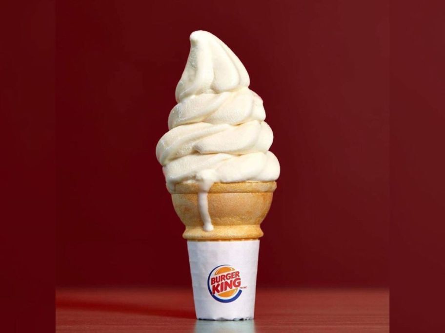 burger king ice cream cone