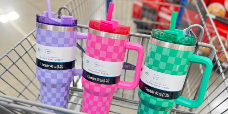 NEW Walmart 40oz Tumblers Only $12.44 | Look-Alike Stanleys for WAY Less!
